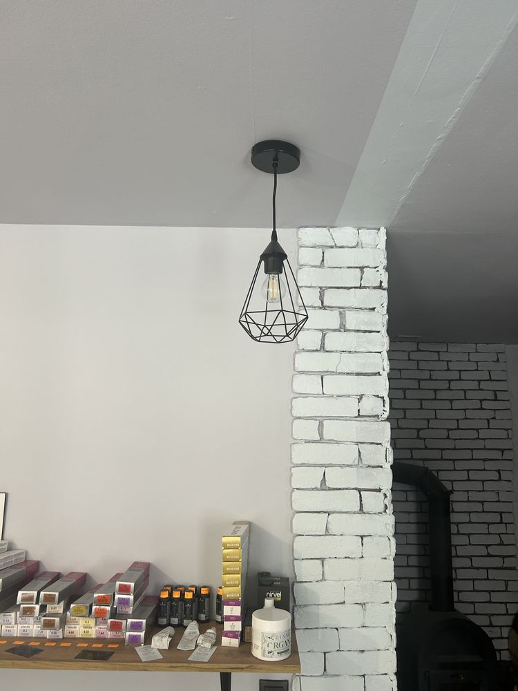 Lampa z żarówką loft 1szt