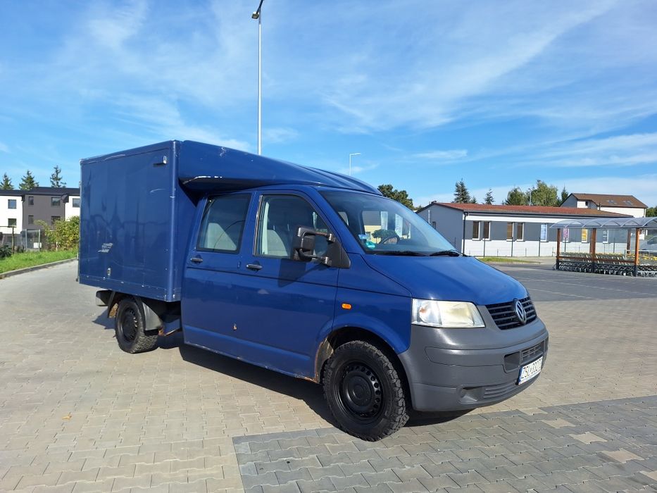 Transporter T5 4motion 4x4 syncro blokada mostu 6os.  doka brygadówka