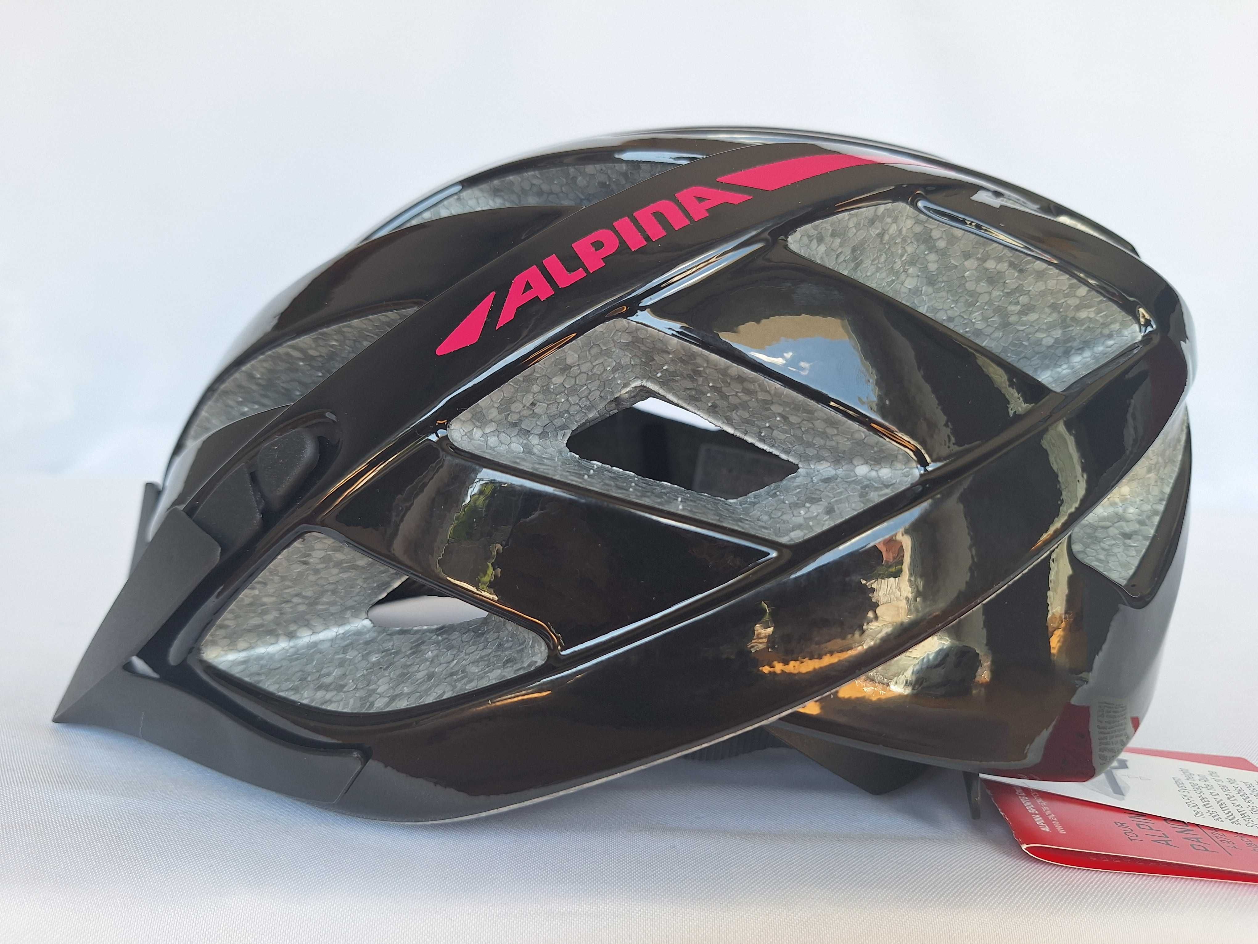 Kask rowerowy Alpina Panoma 2.0 Black Pink Gloss M 56-59cm