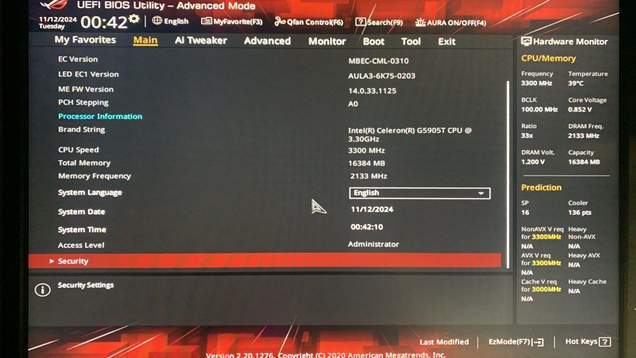 Asus STRIX Z490-A Gaming Lga1200 Z490