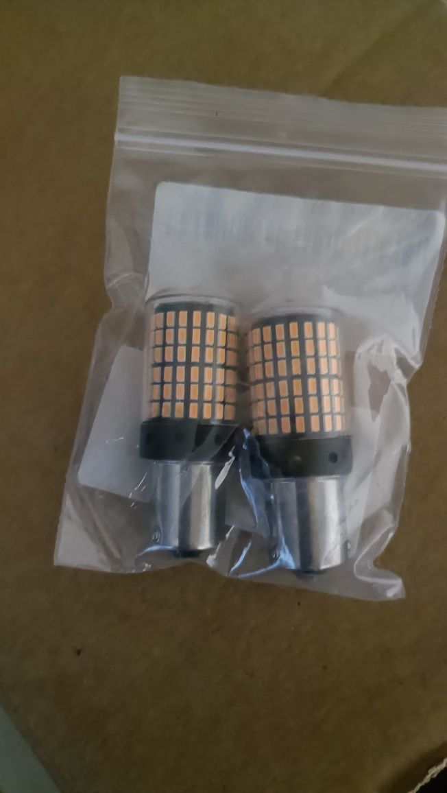 Żarówki led PY21 pomarańczowe
