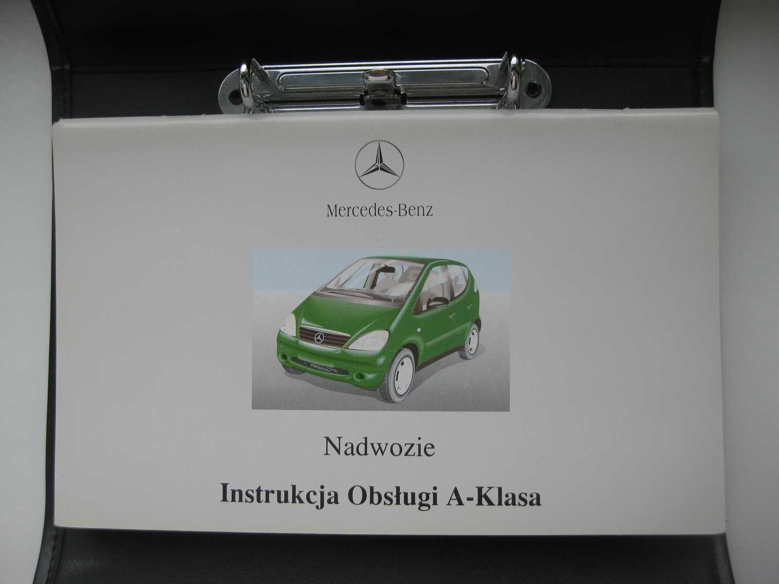 MERCEDES W168 A Klasa 97-01 Polska instrukcja obsługi kolorowa w ETUI