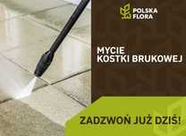 Mycie kostki brukowej