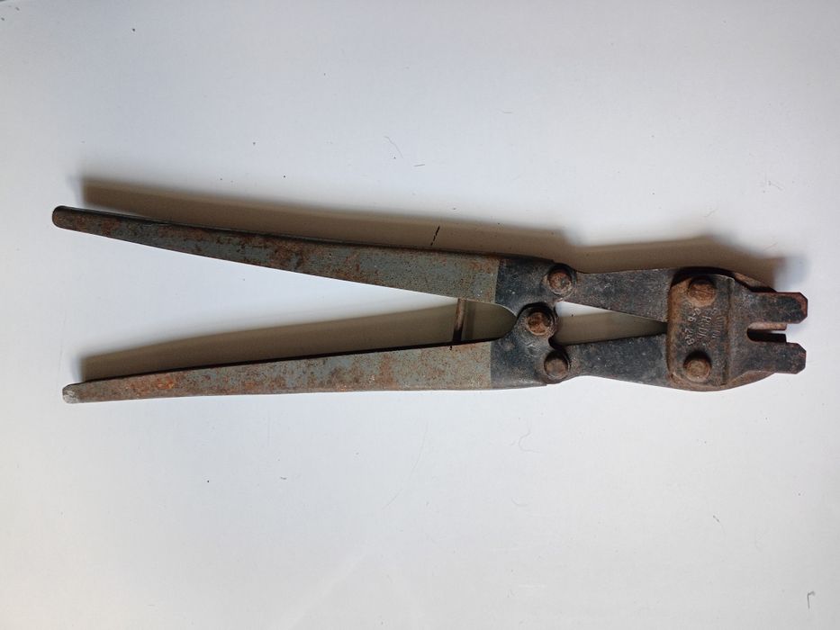 Stare nożyce do cięcia drutu duże 48,8 cm