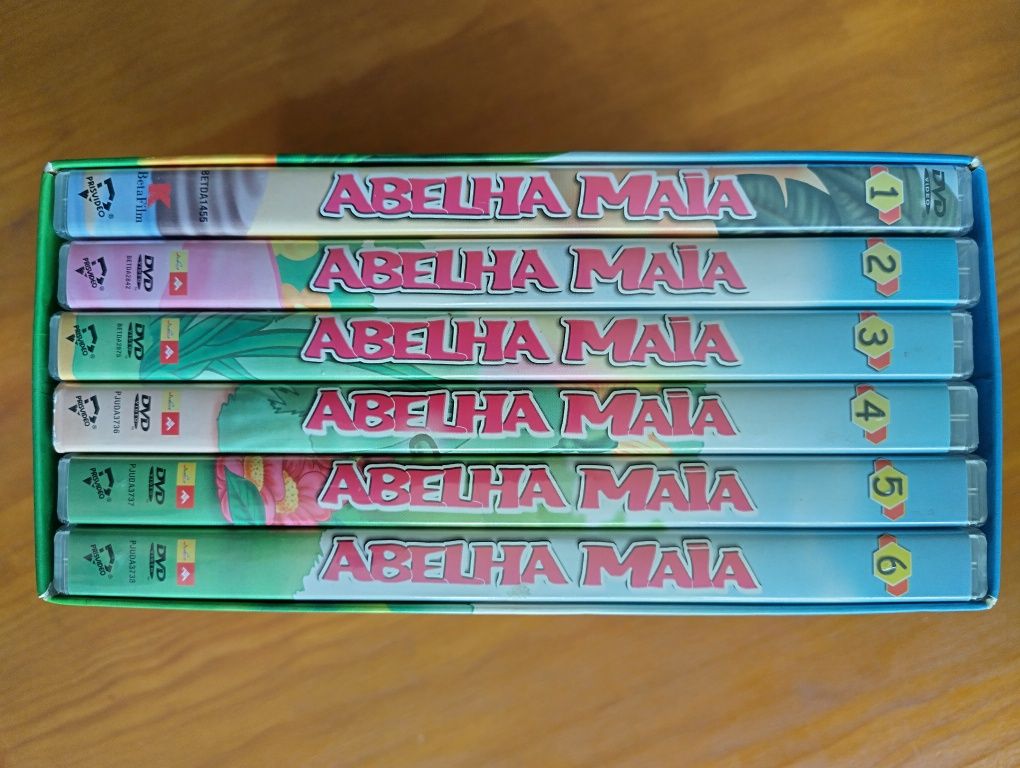 Coleção DVDs Abelha Maia - Ótimo Estado