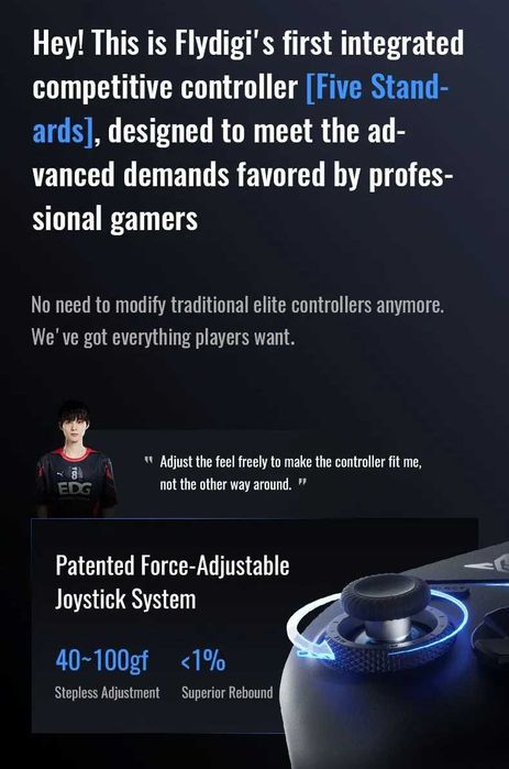 Геймпад Flydigi Vader 4 Pro Black Windows/Android/Nintendo Switch/iOS