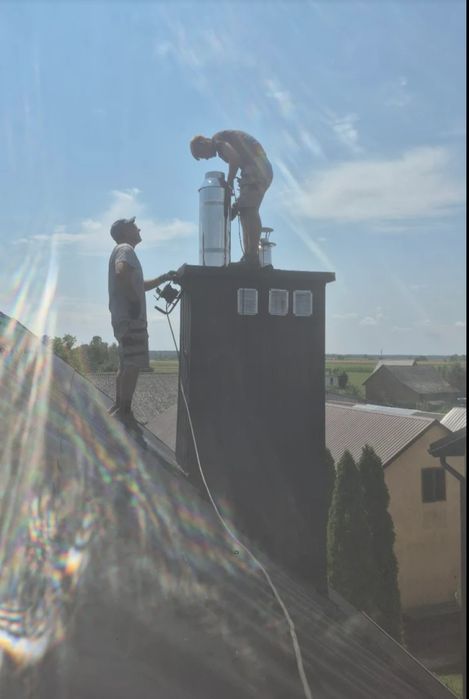 Frezowanie i rozwiercanie kominów oraz montaż wkładów SCHIEDEL