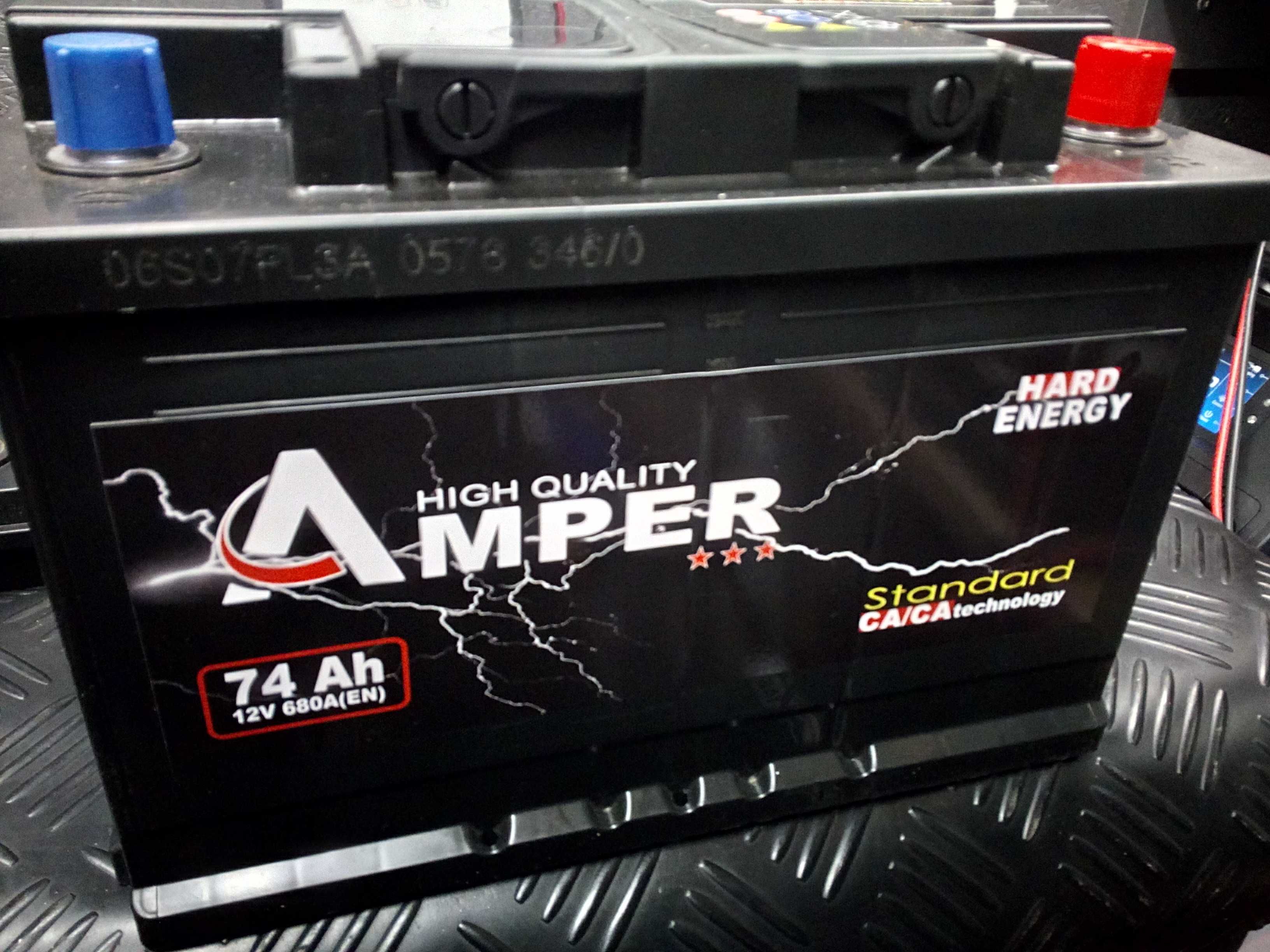 Akumulator 12V 74Ah/680A Amper Hard Energy Kielce-dowóz gratis!!!