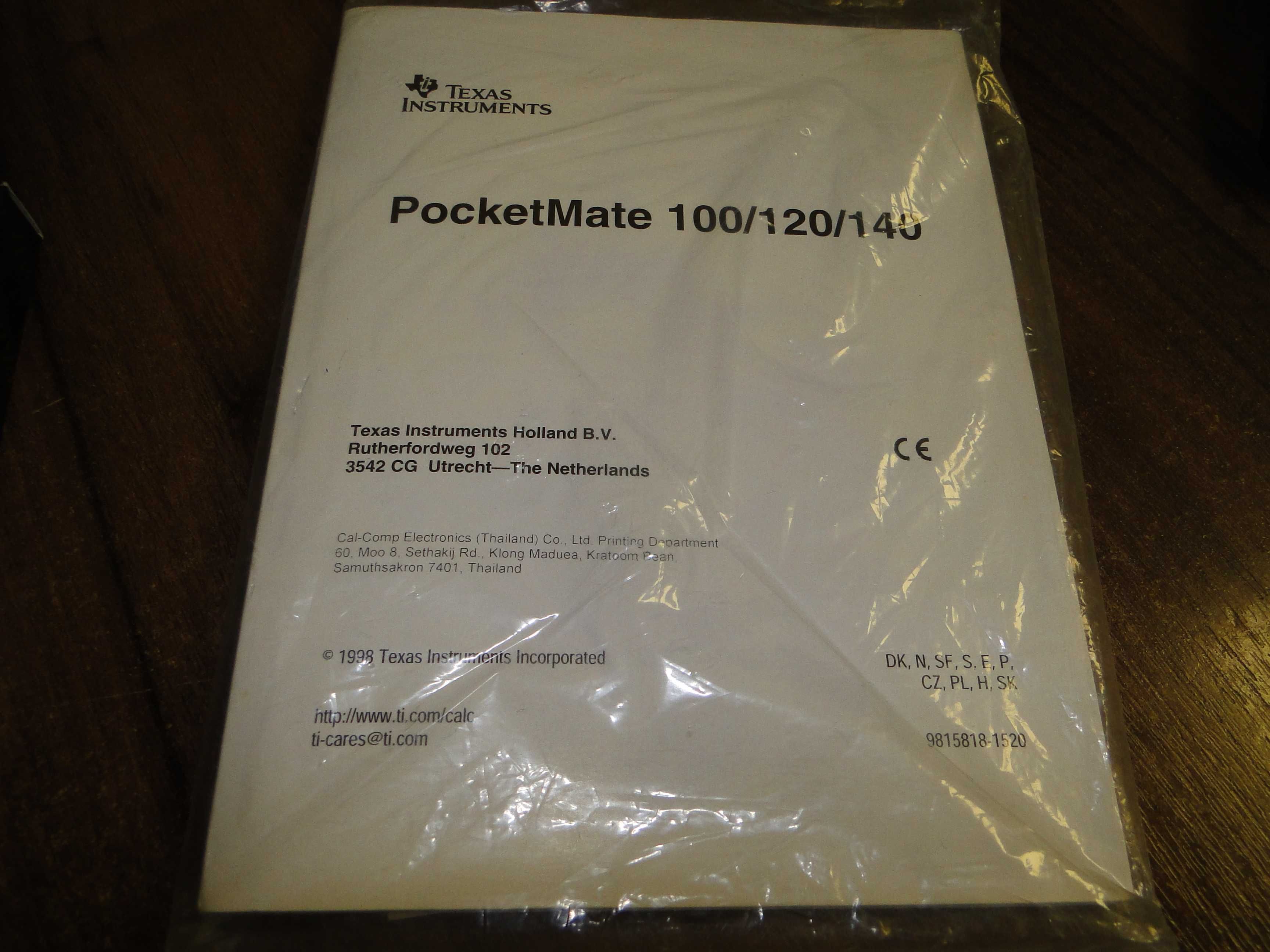 Pocket Mate 100 Texas Instruments , notes elektroniczny vintage