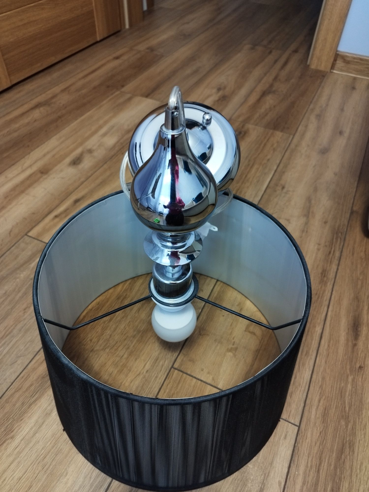 Lampa, abażur czarny