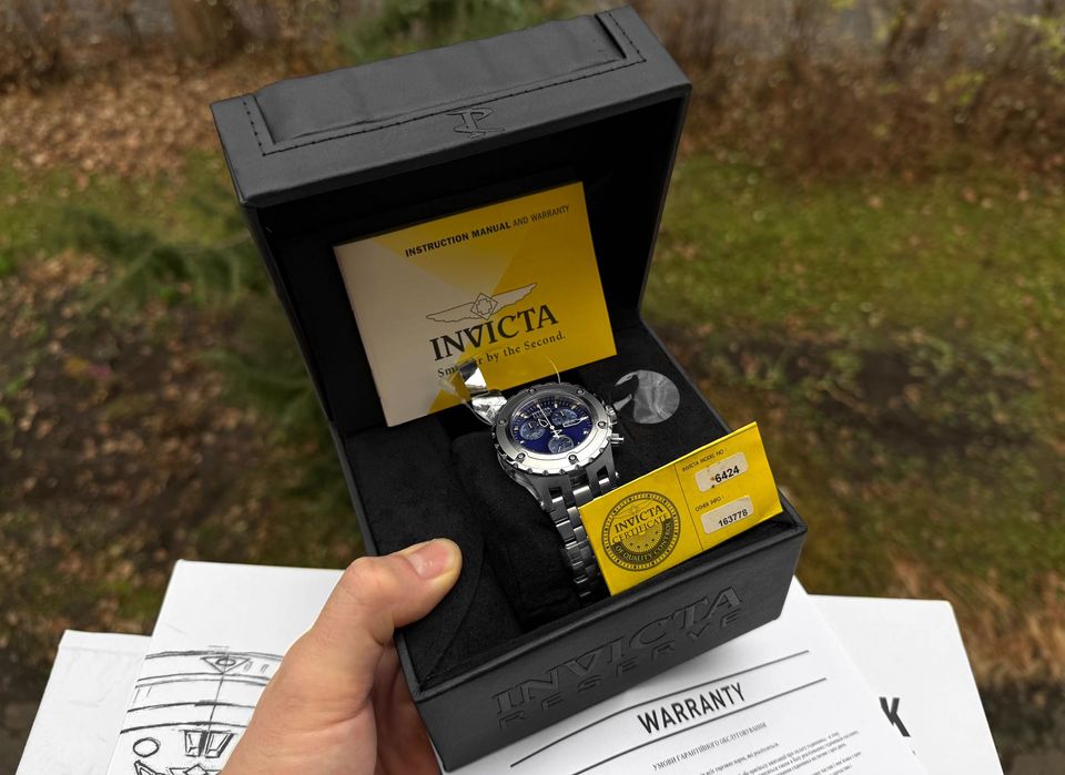 Invicta 6424 Reserve Subaqua SWISS MADE ETA G10.211 44 mm. 500 MT.
