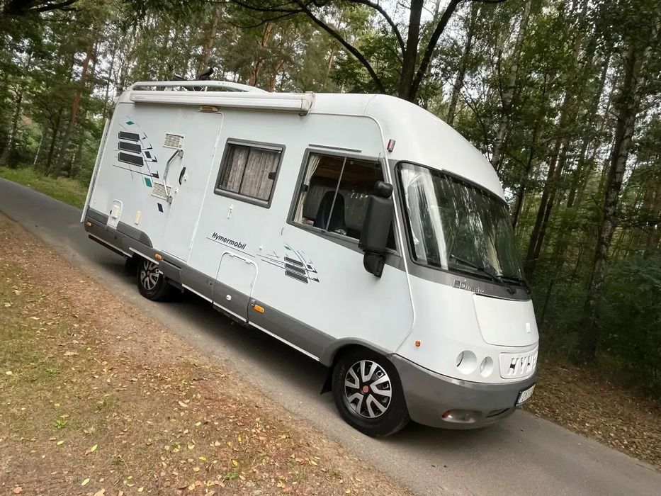 Fiat DUCATO HYMER  5 Osobowy Tempomat Solar Antena Prysznic Toaleta Zadbany Markiza