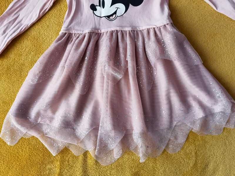 Sukienka dziewczęca z Myszką Minnie rozm 98/104 H&M
