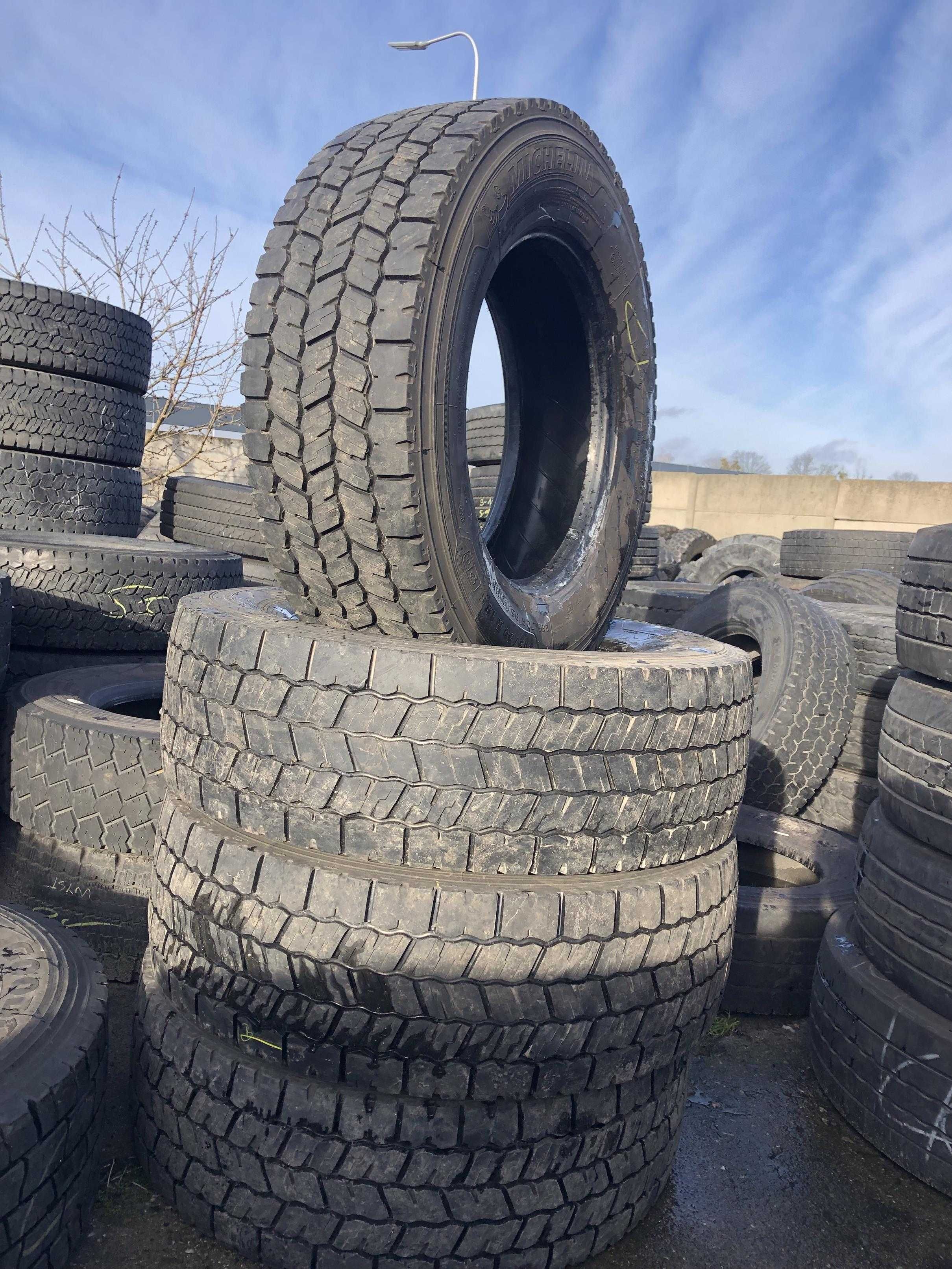 Opony używane ciężarowe napędowe  285/70r19.5 Michelin Xmulti D