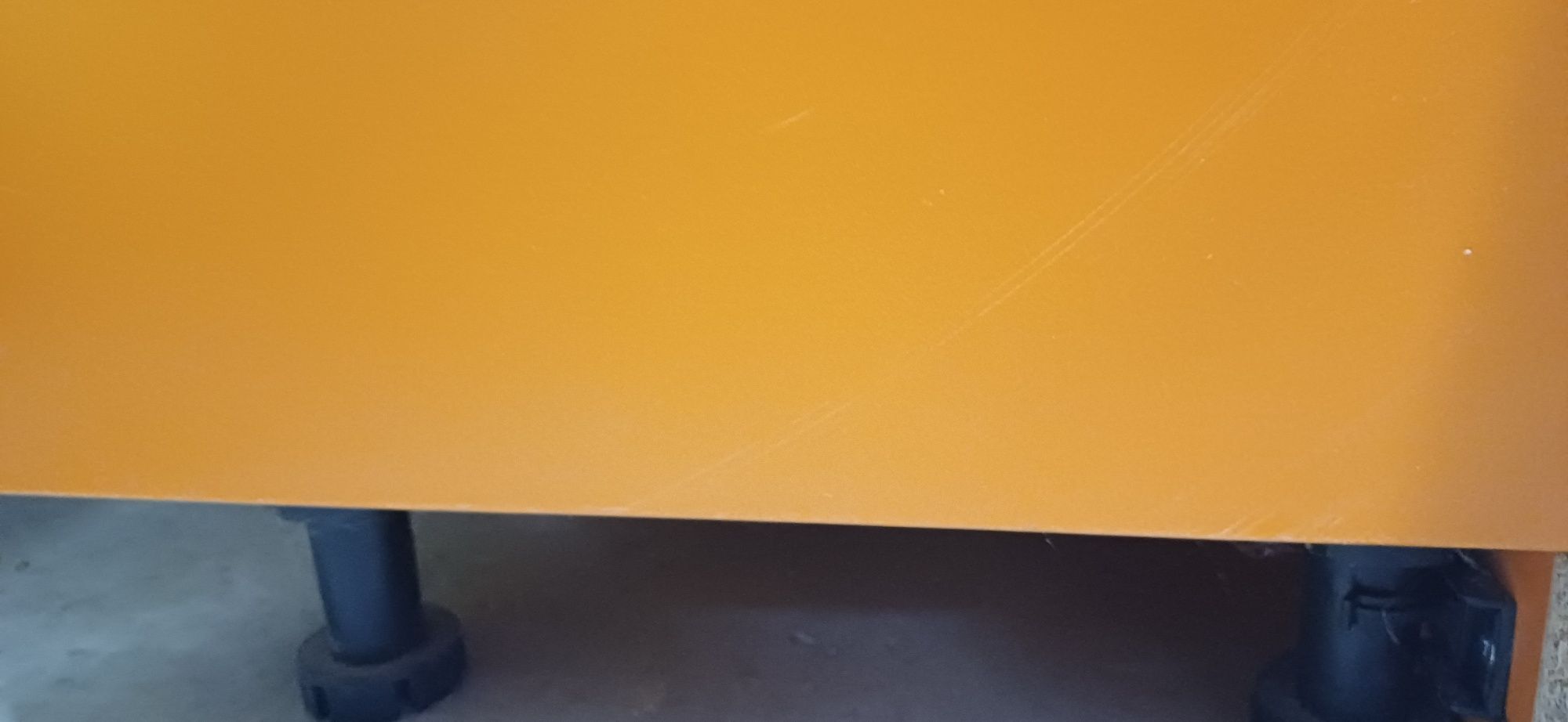 Półka drewniana skrzynia szuflada szafka pomarańcz schowek