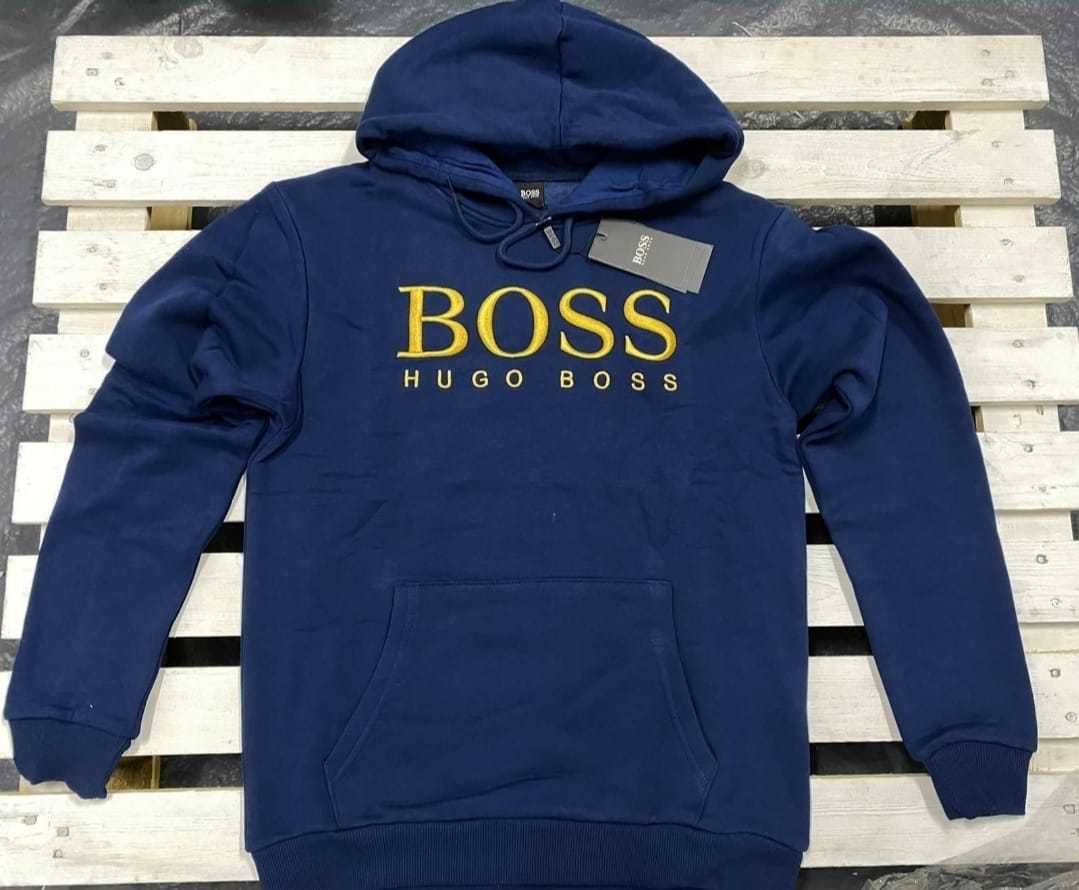 Bluza męska z kapturem Hugo Boss kolory bluzy męskie hit