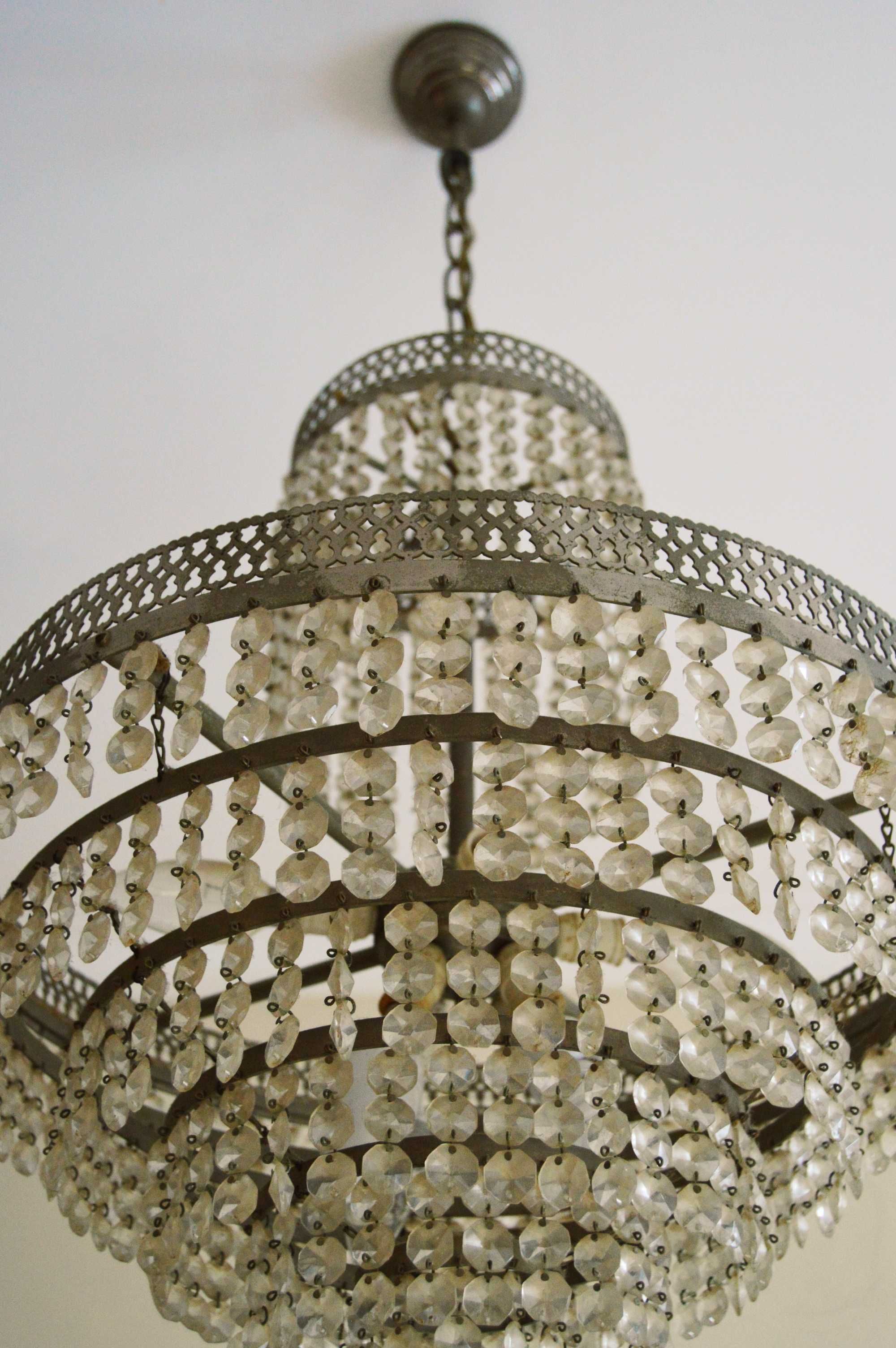 Lustre de Cristal Antigo.