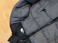 Casaco the north face preto e cinza