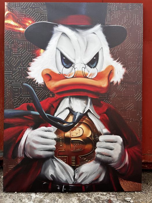 Картина Bitcoin Скрудж