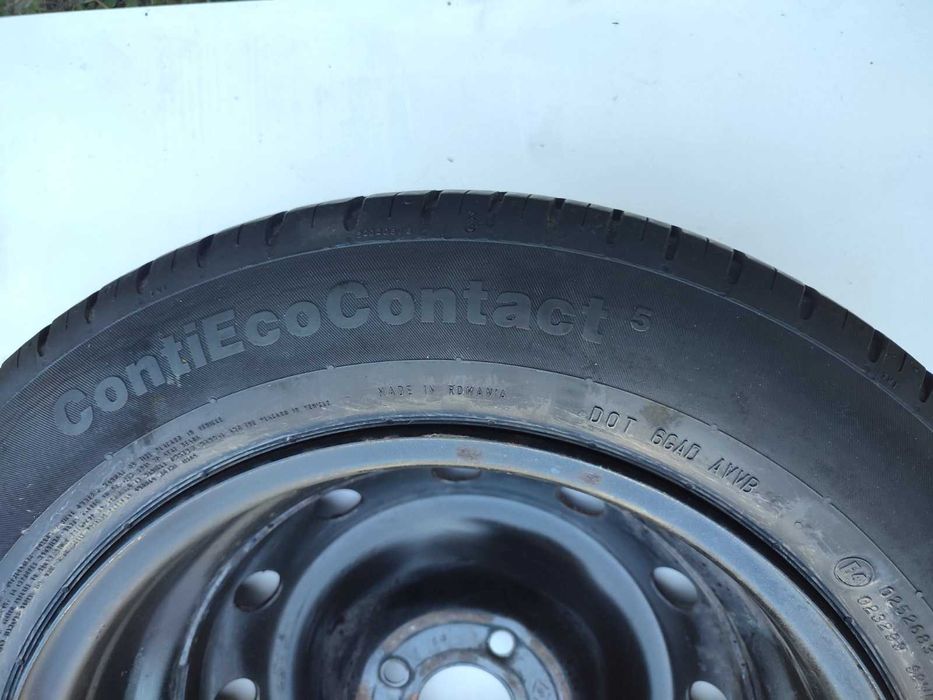 Продам резину з дисками Continental 185/65/R15 T (dacia logan)