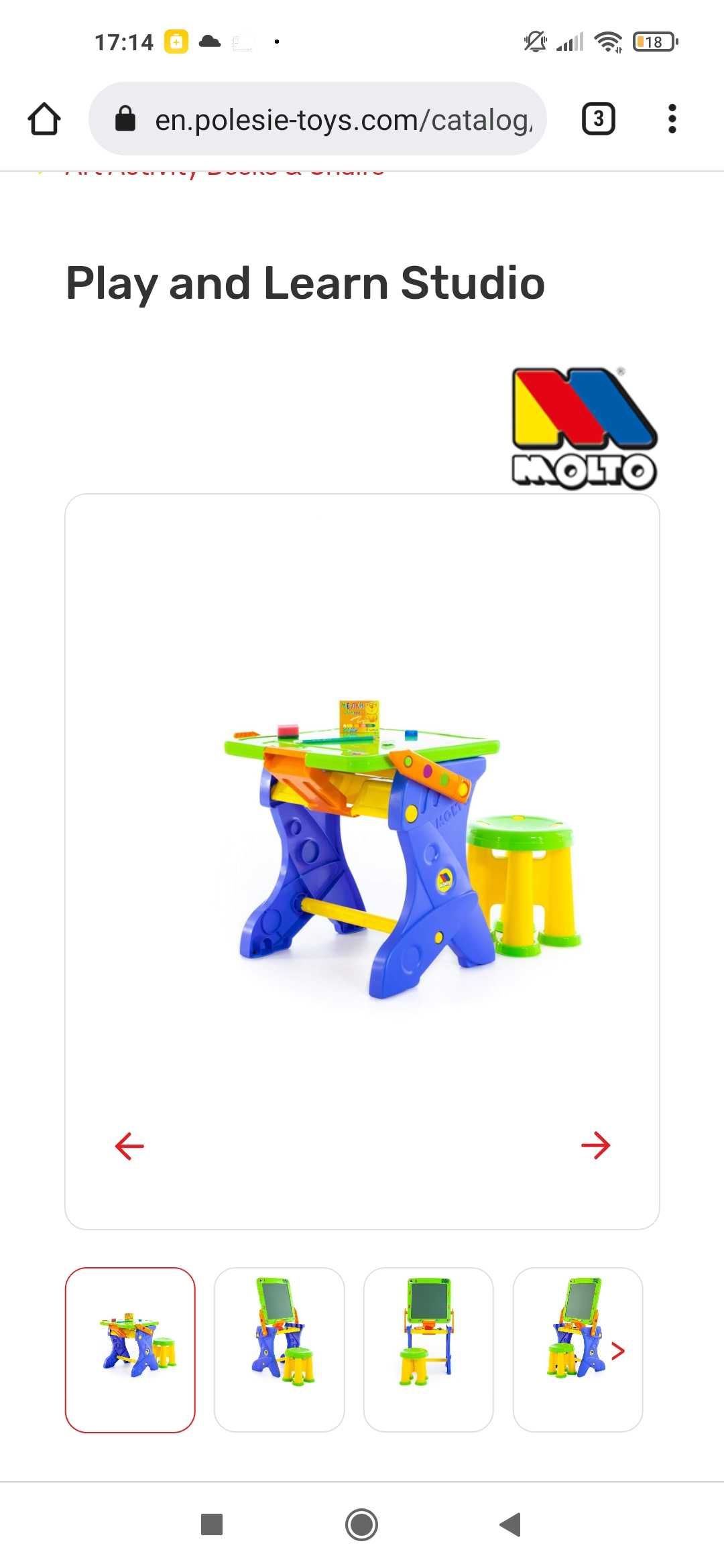 Tablica/ stolik z krzeselkiem Play and learn  dla dziecka, pod choinke