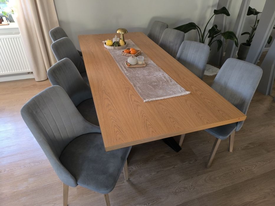 Krzesła FUNKY welurowe, nowoczesne - do jadalni, salonu, kuchni