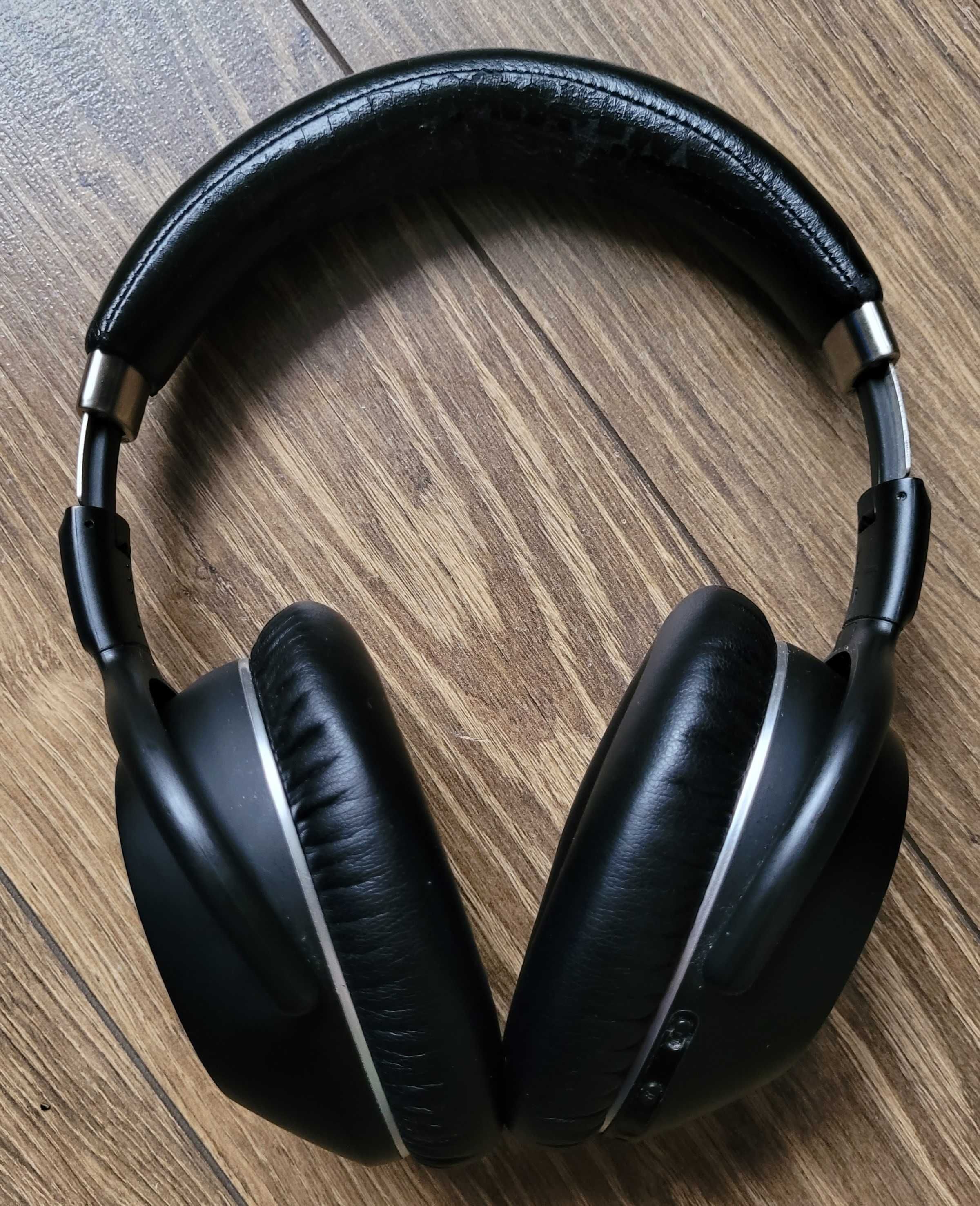 słuchawki Sennheiser PXC 550 bezprzewodowe ANC nauszne czarne zestaw