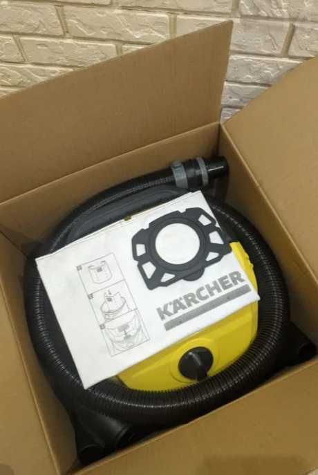 Побутовий пилосос karcher wd3 компактної комплектації