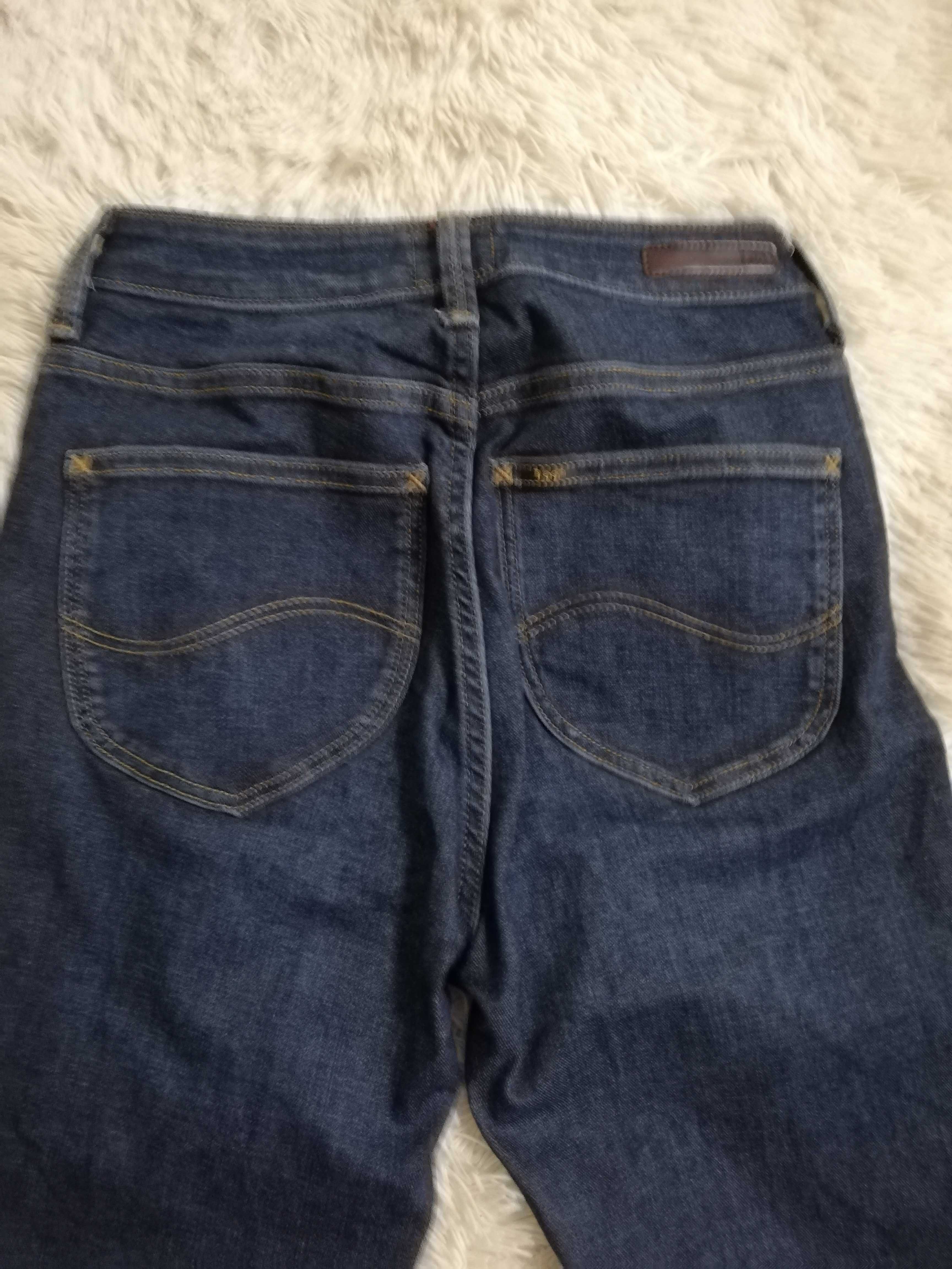 jeansy Lee W27 L31 Breese Boot ciemny granat S 36