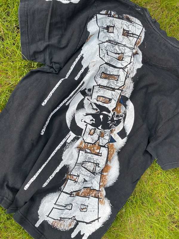 Koszulka z nadrukiem Affliction hoodstar r.M streetwear alternative