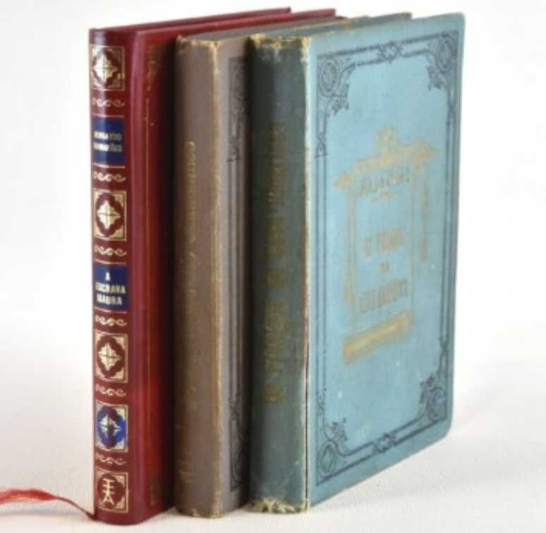 Conjunto de 3 livros: A Escrava Isaura de Bernardo Guimarães