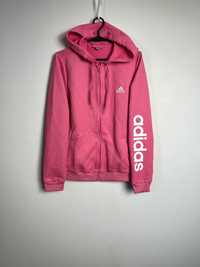 Hoodie Adidas big logo zipped pink