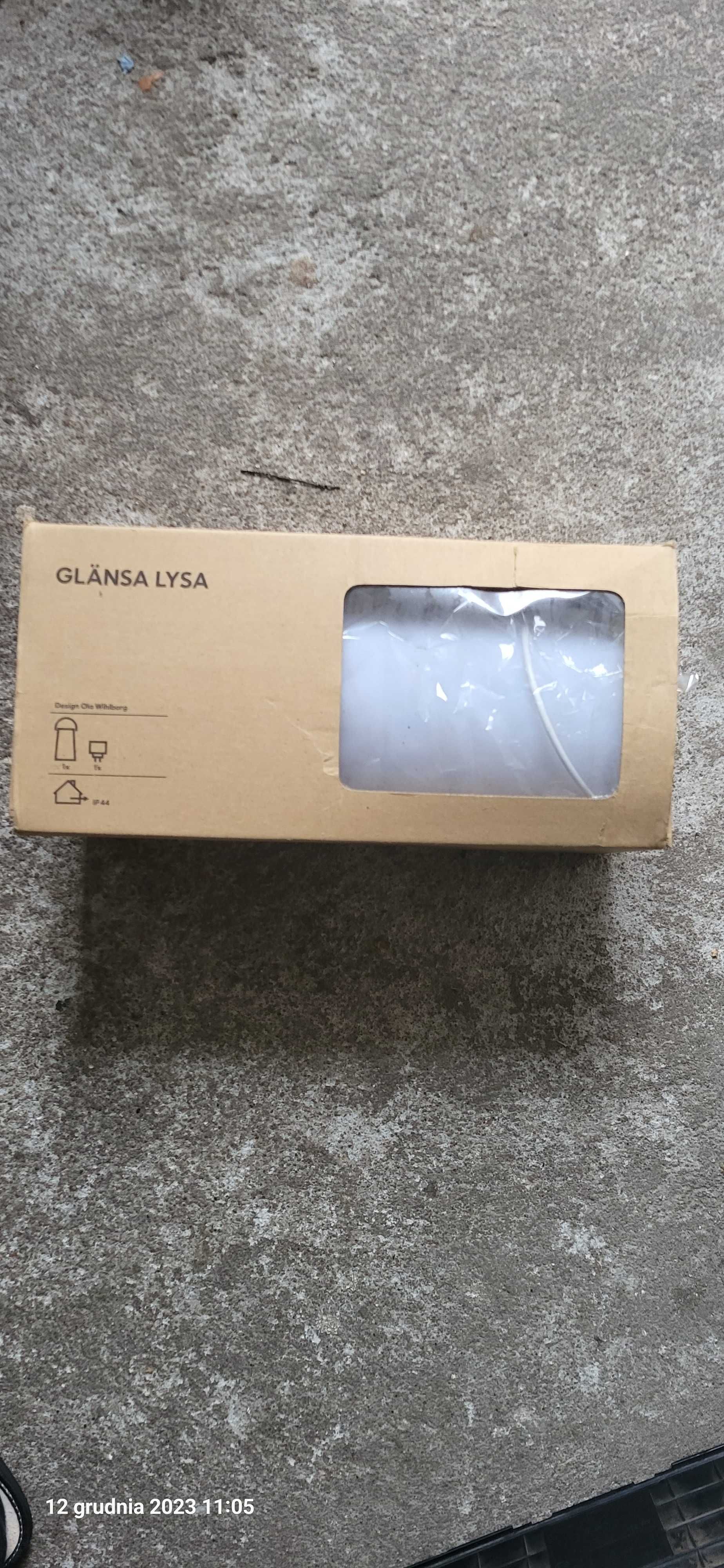 Lampa Glansa -Ikea-Nowa