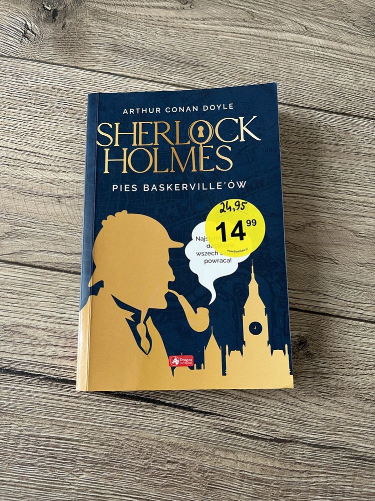 A. Conan Doyle Sherlock Holmes Pies Baskerville’ów