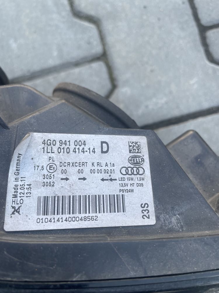 Audi a6 c7 lampy kompletne xenon anglik