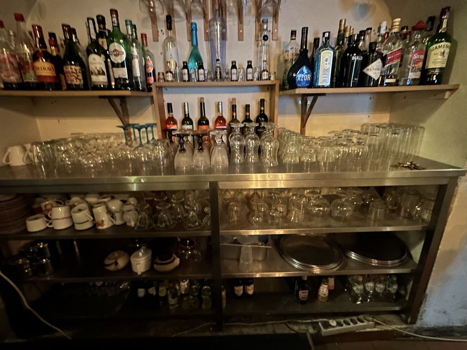 Bancada em aço inoxidável