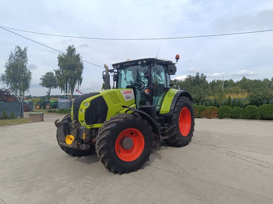 Claas Arion 650 Cmatic z 2016r bez adblu motor John Deere Pneumatyka