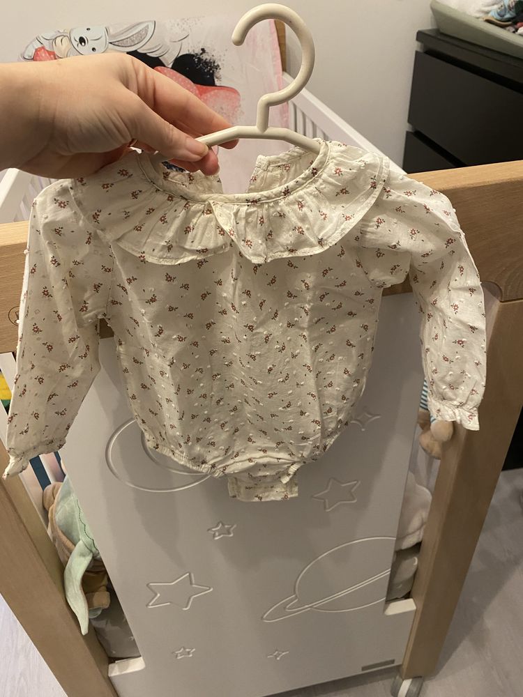 Body para baby com flores 6 a 9 meses leve e fresco