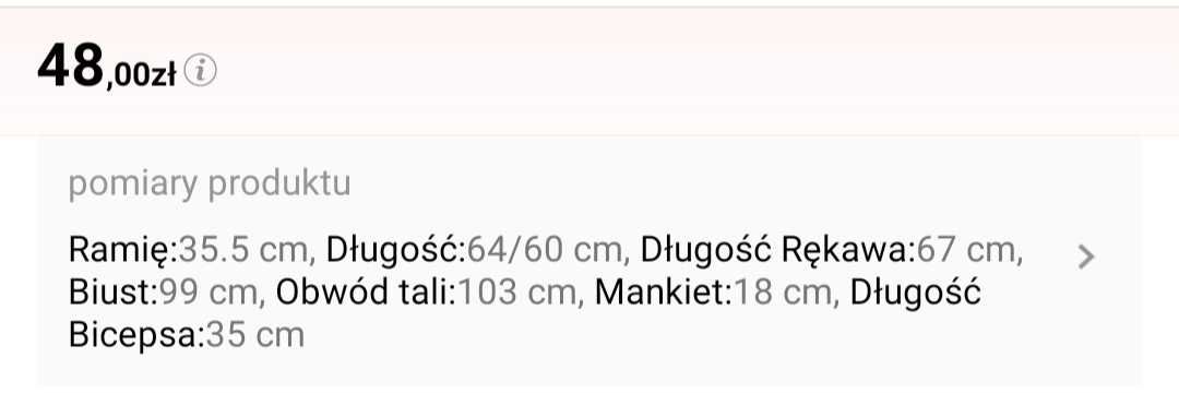 Bluzka damska z długim rękawem Shein S/M