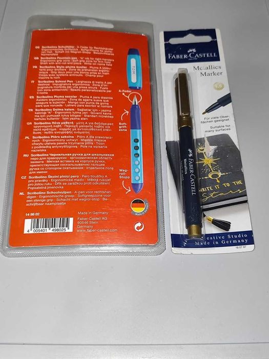 Pióro Wieczne Faber-Castell Scribolino Pomarańczowe Nowe + Gratis [3]