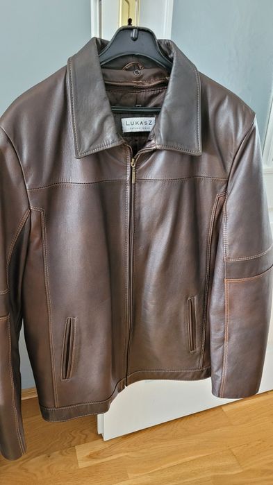 Kurtka skórzana męska L