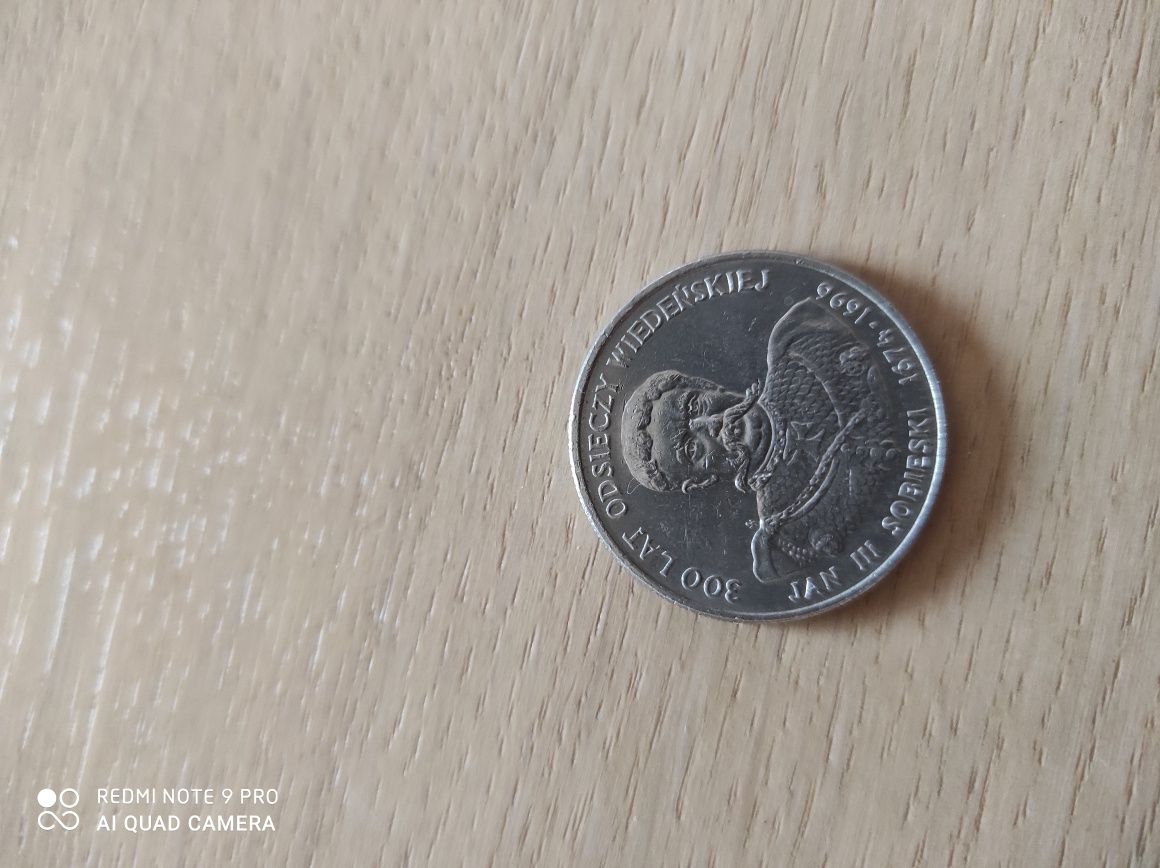 Moneta 50 zł 300 lat odsieczy wiedeńskiej 83r
