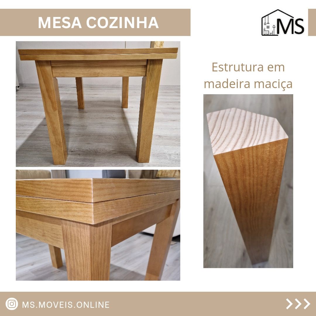 Mesa Cozinha Extensível - NOVA Várias medidas