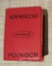 Słownik polsko-niemiecki kieszonkowy 1973 rok PRL Jóźwicki