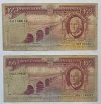 Nota Portugal Angola 100 Escudos 1962