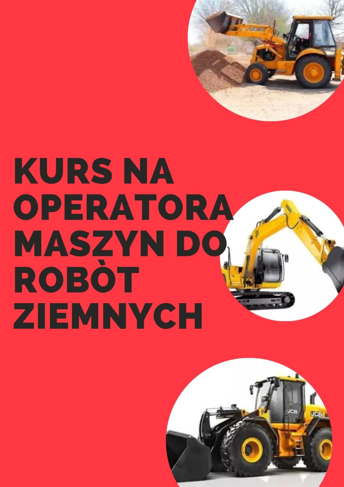 Kurs operatora koparki, koparkoładowarki, ładowarki Elbląg