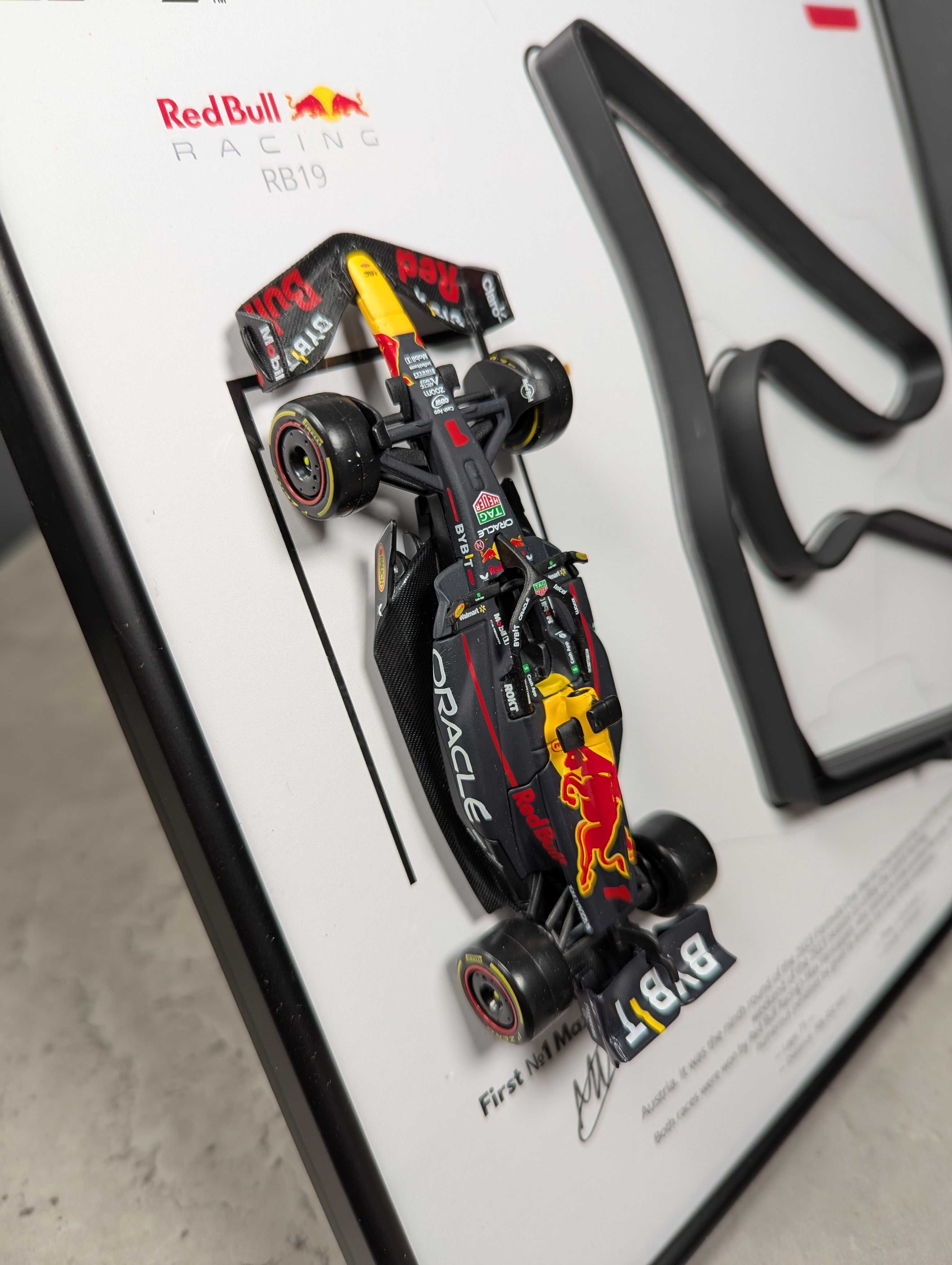 Bburago з Тримачем 2в1 RB19 Траса Austrian GP 2023 #1 Max Verstappen