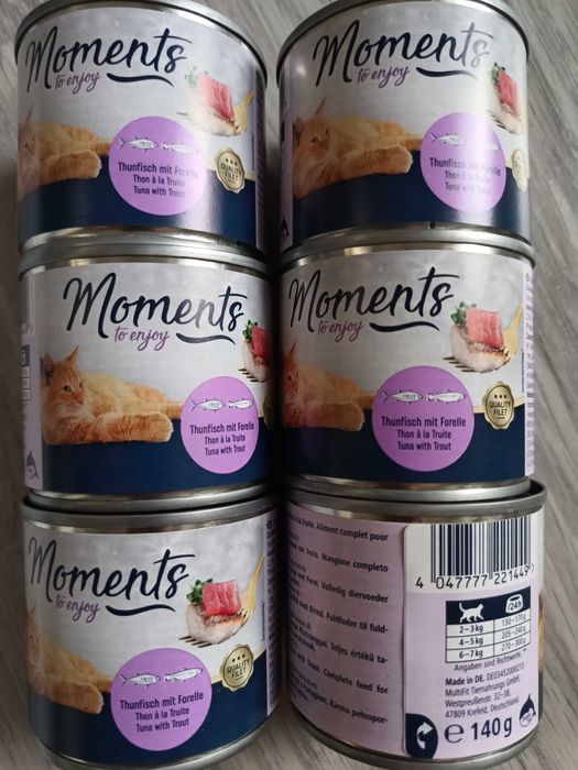 MOMENTS Tuńczyk z pstrągiem 6x140 g