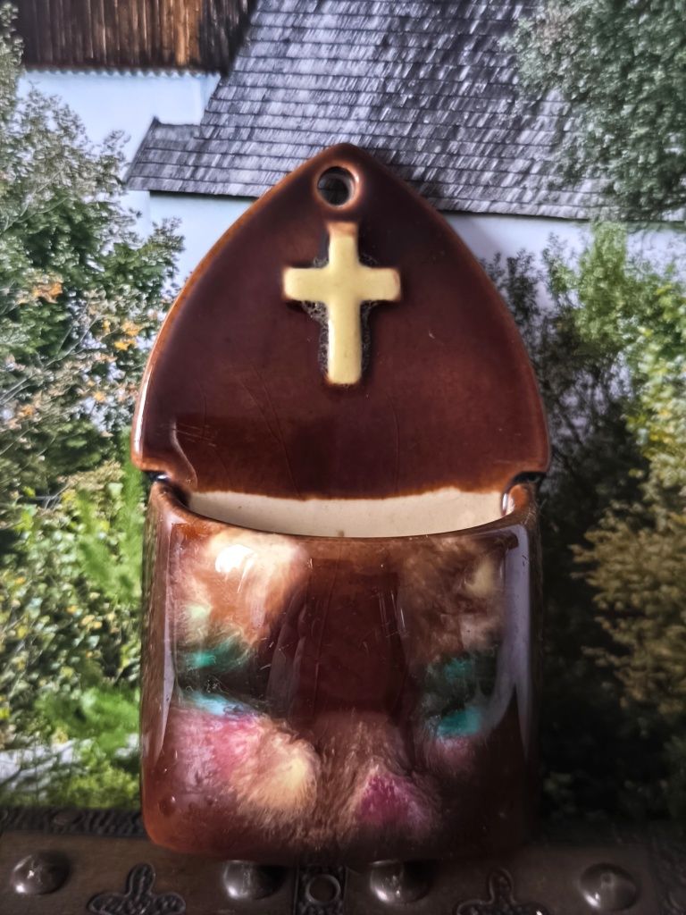Kropielnica piękna stara ceramika