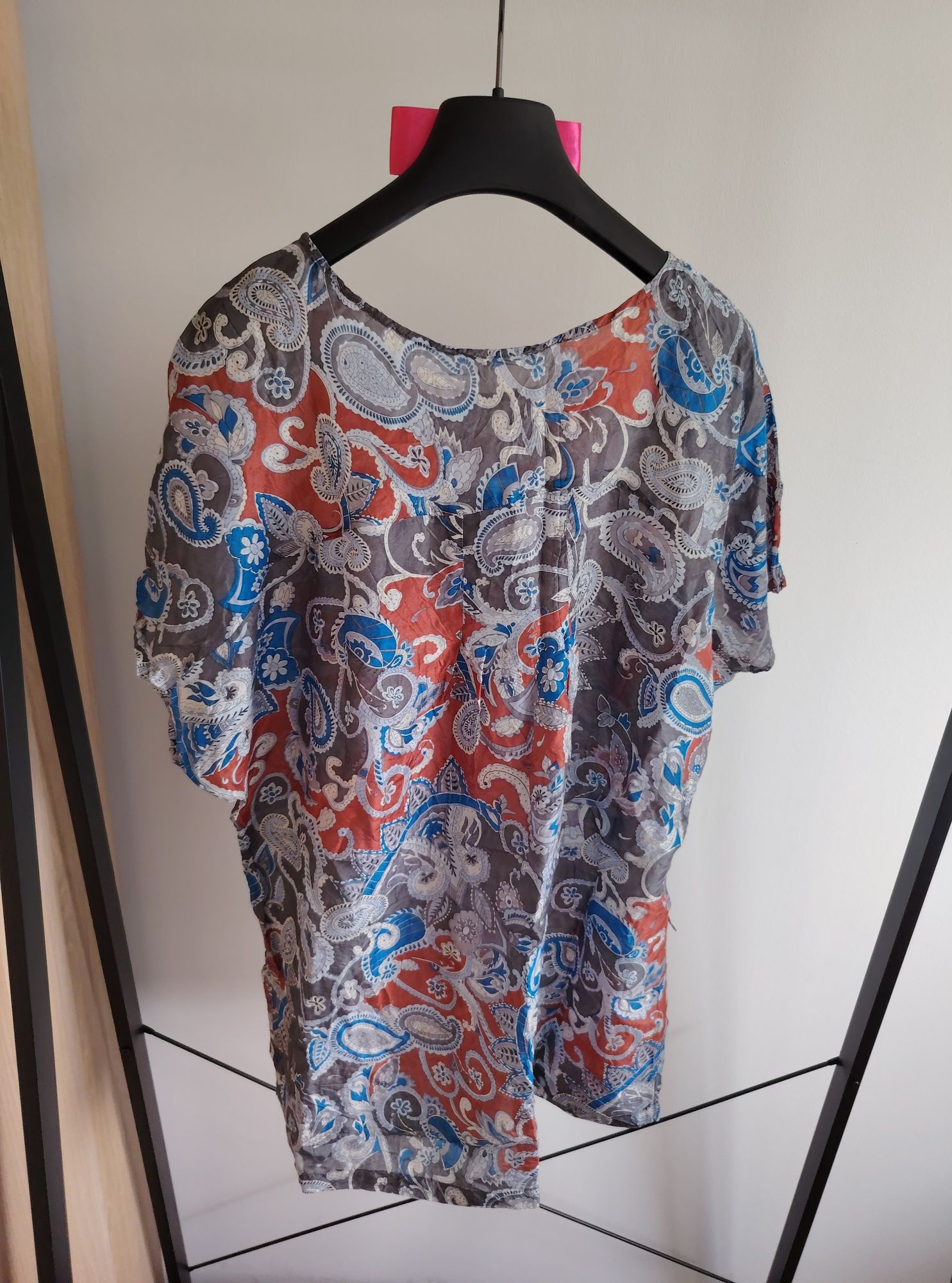 Tatuum bluzka damska tunika jedwab oversize L/XL